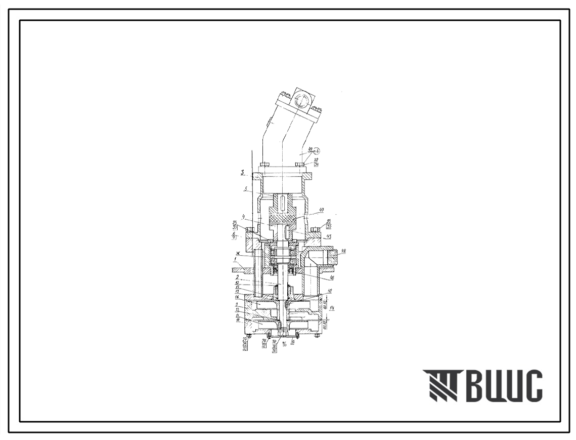 Шифр НПВ-00.00М Насос НПВ-00.00М