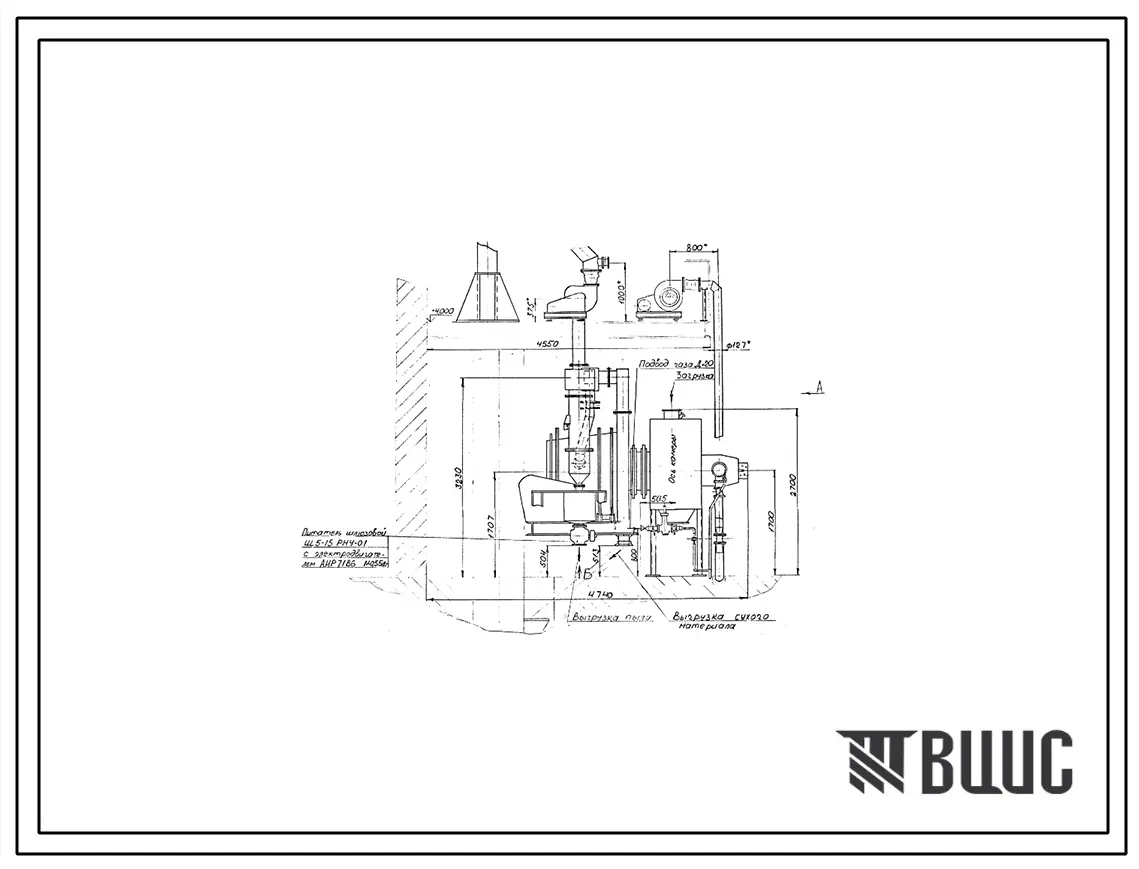 Проект 11795 Сушило барабанное двухходовое производительностью 0.5 т/ч для песка на газе