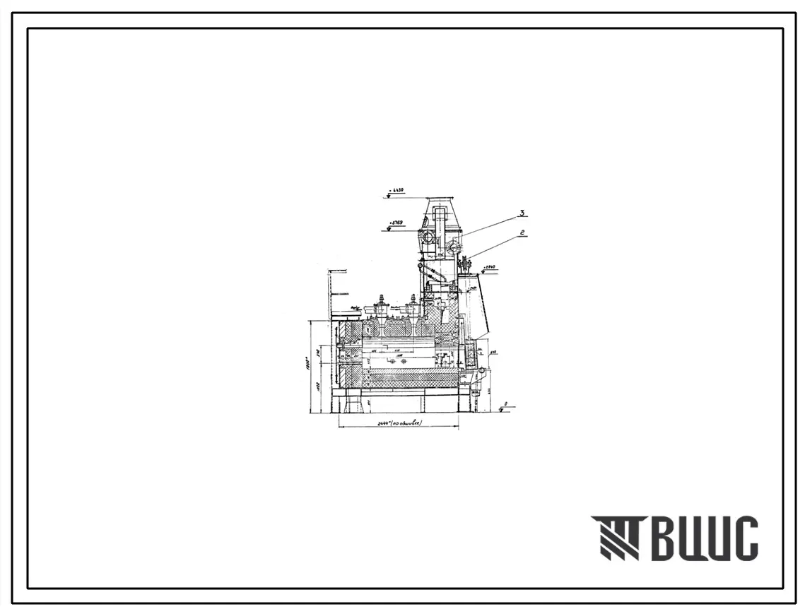 Проект 38932 Печь нагревательная двухкамерная размерами пода (1,16х1,5)*2 на газе