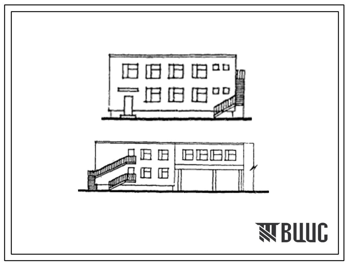 Типовой проект 214-6-1п.85 Пристройка дополнительных помещений при реконструкции детских яслей-садов на 140 мест, построенных по типовому проекту 2С-04-22п (вариант 1). Для строительства в 1В климатическом подрайоне, 2 и 3 климатических районах Украинской