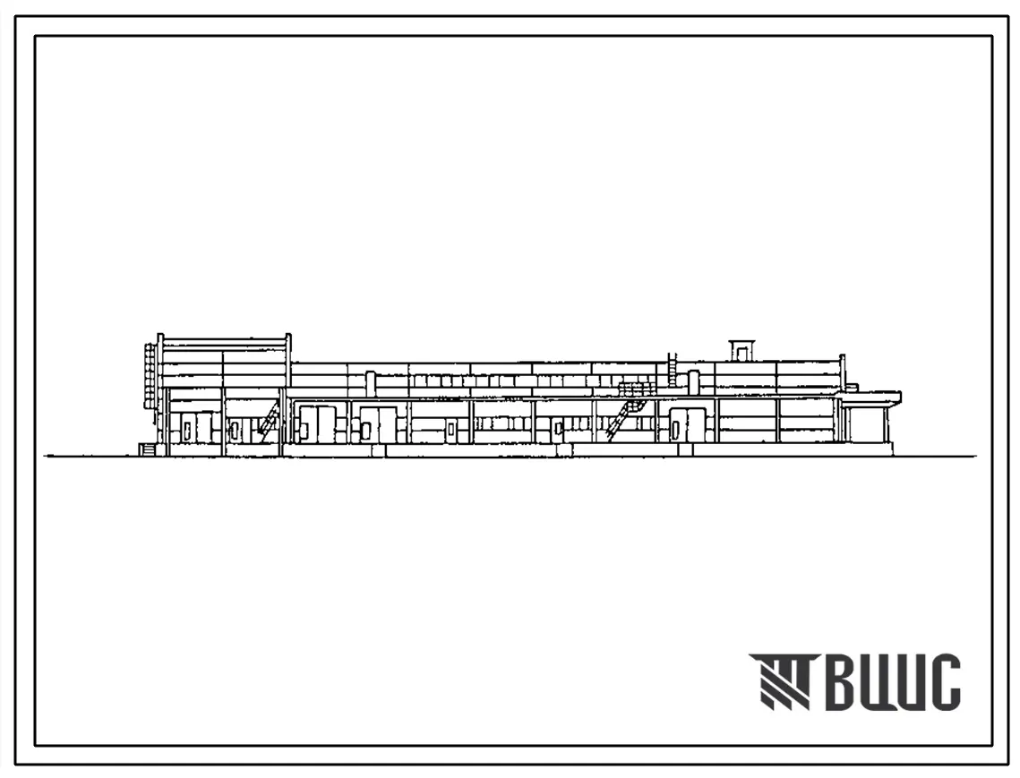 Типовой проект 701-3-27.88 Склад для хранения продовольственных и непродовольственных товаров складской площадью 2500 м2