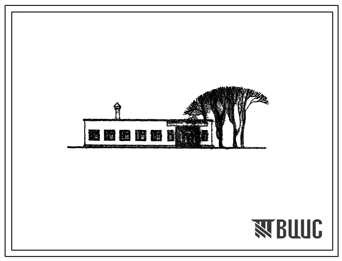 Типовой проект 284-3-28/73 Прачечная самообслуживания производительностью 250 кг в смену для строительства в 1В климатическом подрайоне, 2 и 3 климатических районах
