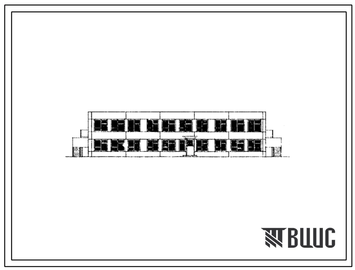 Типовой проект 212-1-169с Корпус дошкольных групп на 100 мест комплекса детских яслей-садов в каркасно-панельных конструкциях серии ИИС-04 на 560-640 мест для строительства в стесненных условиях г.Алма-Аты. 