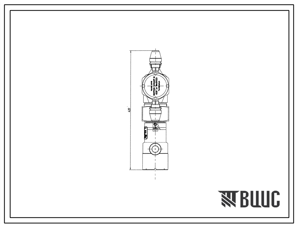 Шифр КРТ.020.400.12.0.000 Клапан запорный электромагнитный КРТ.020.400.12.0.000
