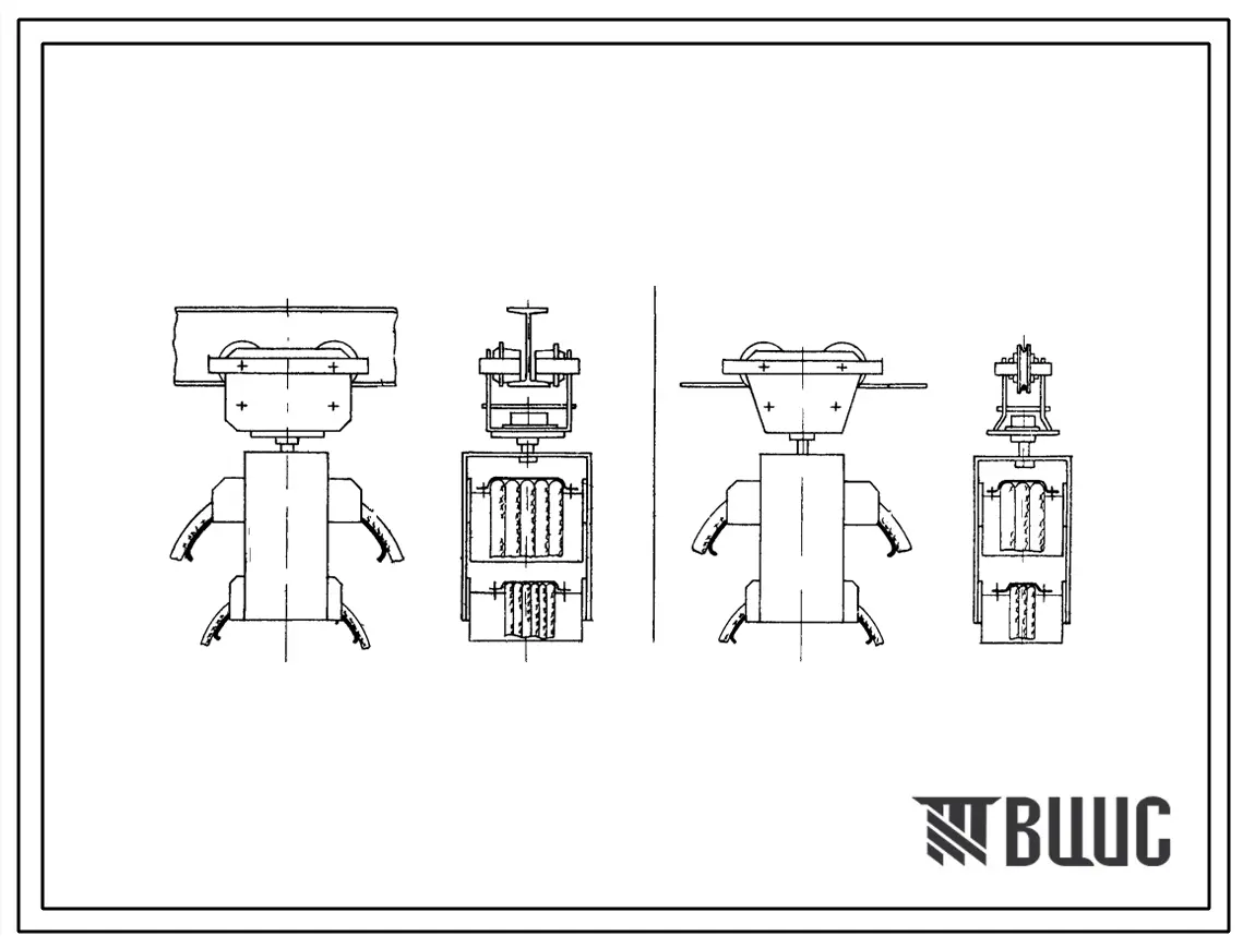 Серия 4.407-76 Установочные рабочие чертежи и задания заводам-изготовителям на устройства гибкого токоподвода для перемещающихся механизмов прокатных станов. Материалы для проектирования.