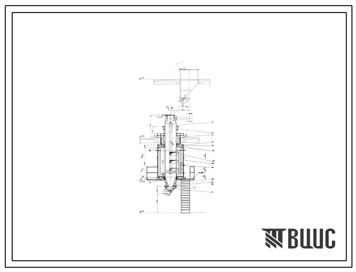 Проект 33040 Печь муфельная для прокладки древесного угля на генераторном газе