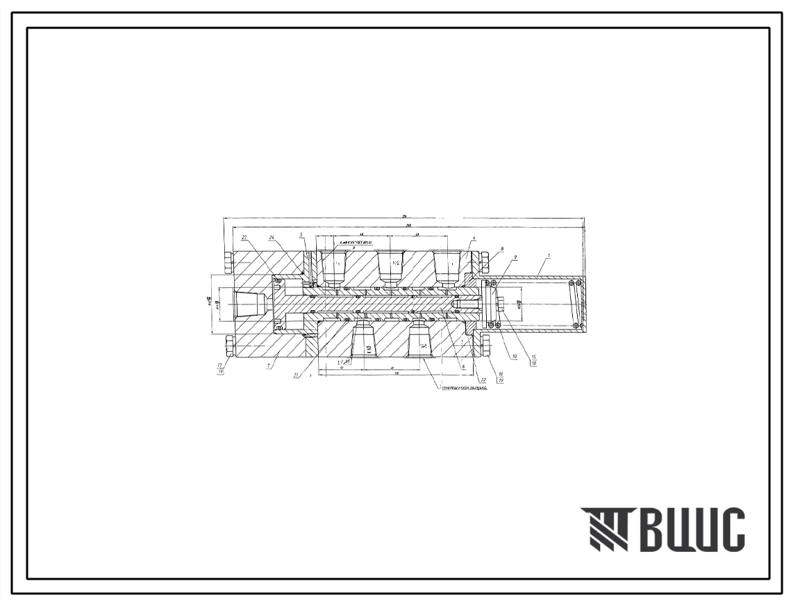 Шифр КМЕВ61.03.00.000 Пневмораспределитель КМЕВ61.03.00.000