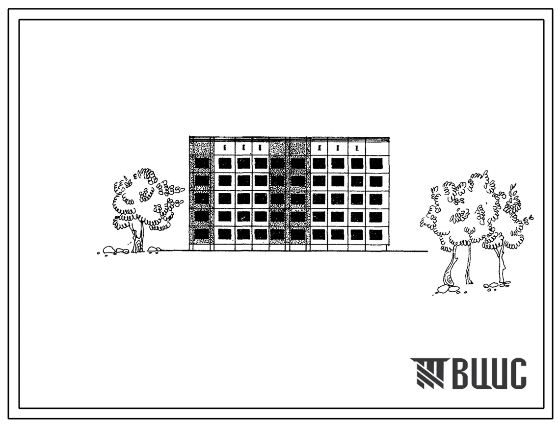 Типовой проект 138-03С Пятиэтажная торцевая блок-секция на 25 квартир 1Б.2Б3Б-3Б.4Б (правая). Для строительства в 1В и 2А климатических подрайонах (в т. ч. Г.Петропавловск-Камчатский) с сейсмичностью 9 баллов.