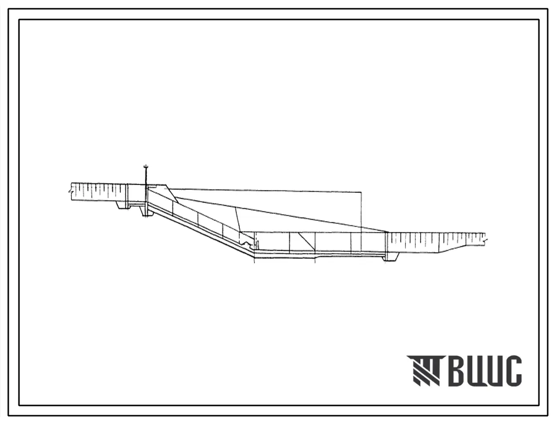 Типовой проект 820-12 Быстротоки регуляторы открытые сборные железобетонные на расход до 2,5 м3/сек с падением до 2,0 м