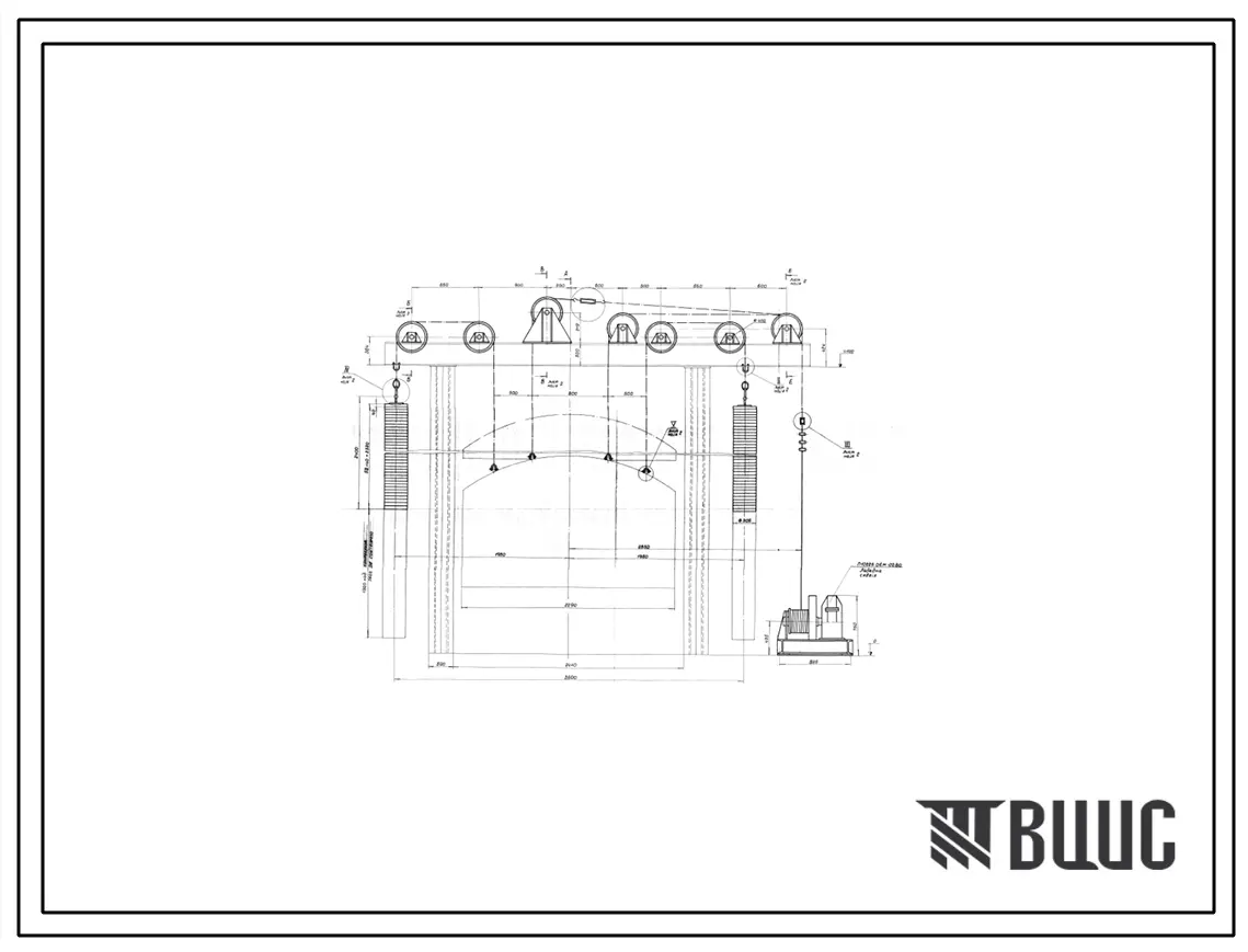 Проект 10223.06 Печь камерная для прокалки ферросплавов размеры пода 2,4х1,74 м, на мазуте