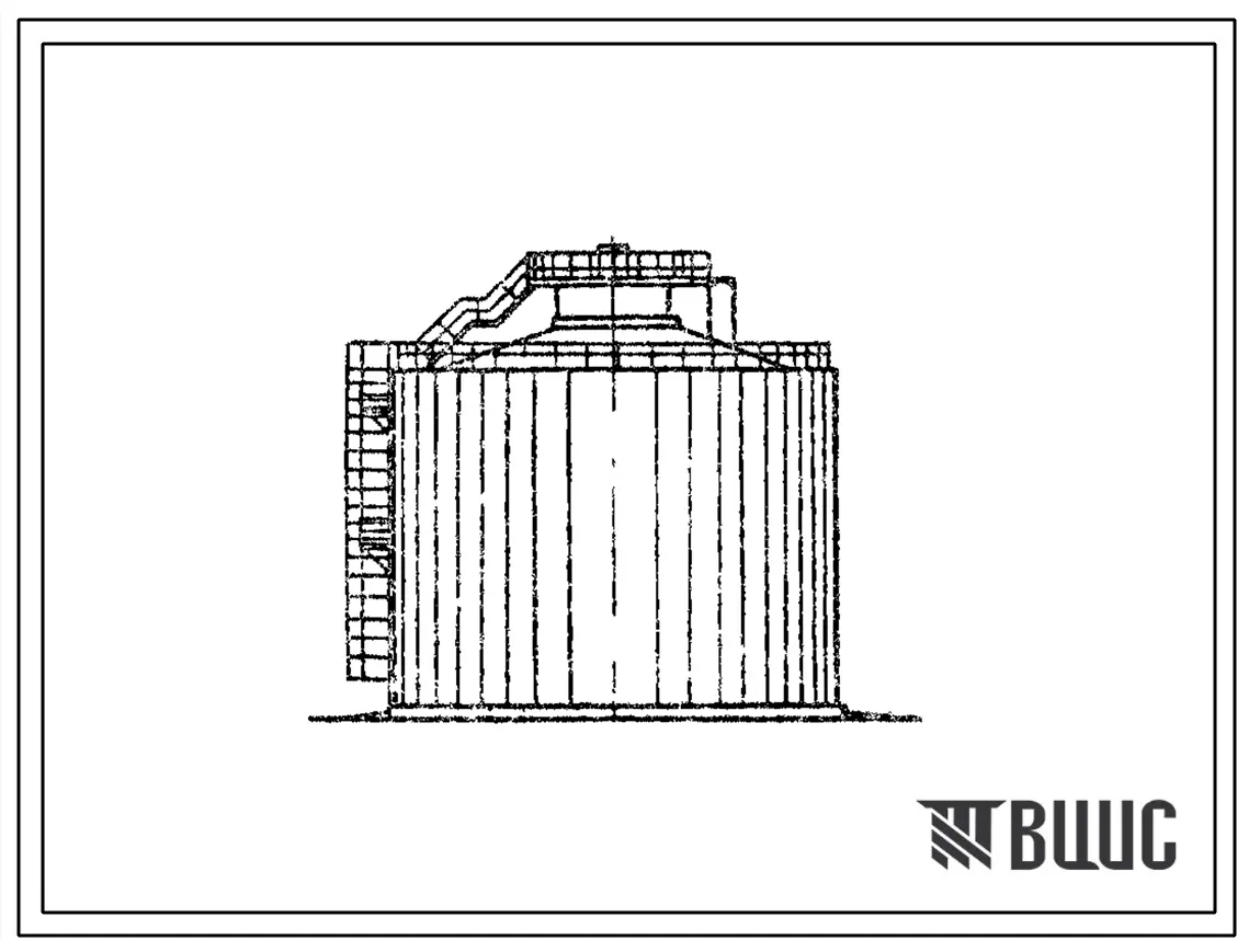 Типовой проект 902-5-41.87 Резервуар метантенков объемом 4000 куб.м