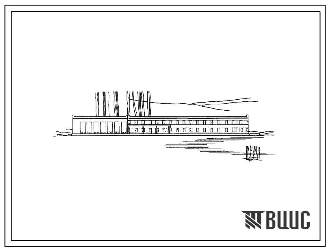 Типовой проект 225-1-26с Универсальная общеобразовательная школа на 8 классных помещений. Для строительства в IV строительно-климатической зоне, в районах с сейсмичностью 7-8 баллов. (Для 4 проектно-строительной зоны).