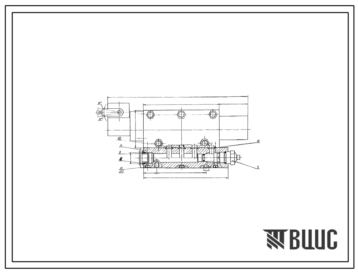 Шифр РРП-20.00.000В Гидрораспределитель пропорциональный с ручным управлением  РРП-20.00.000В