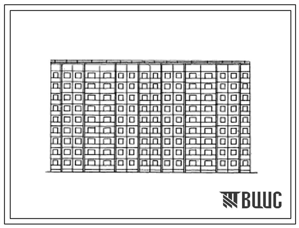 Типовой проект 97-096/1 Девятиэтажная блок-секция сдвоенная поворотная с внешним углом на 72 квартиры (однокомнатных 1Б-18, двухкомнатных 2Б-18, трехкомнатных 3А-18, пятикомнатных 5Б-18). Для строительства в 1В климатическом подрайоне Красноярского края