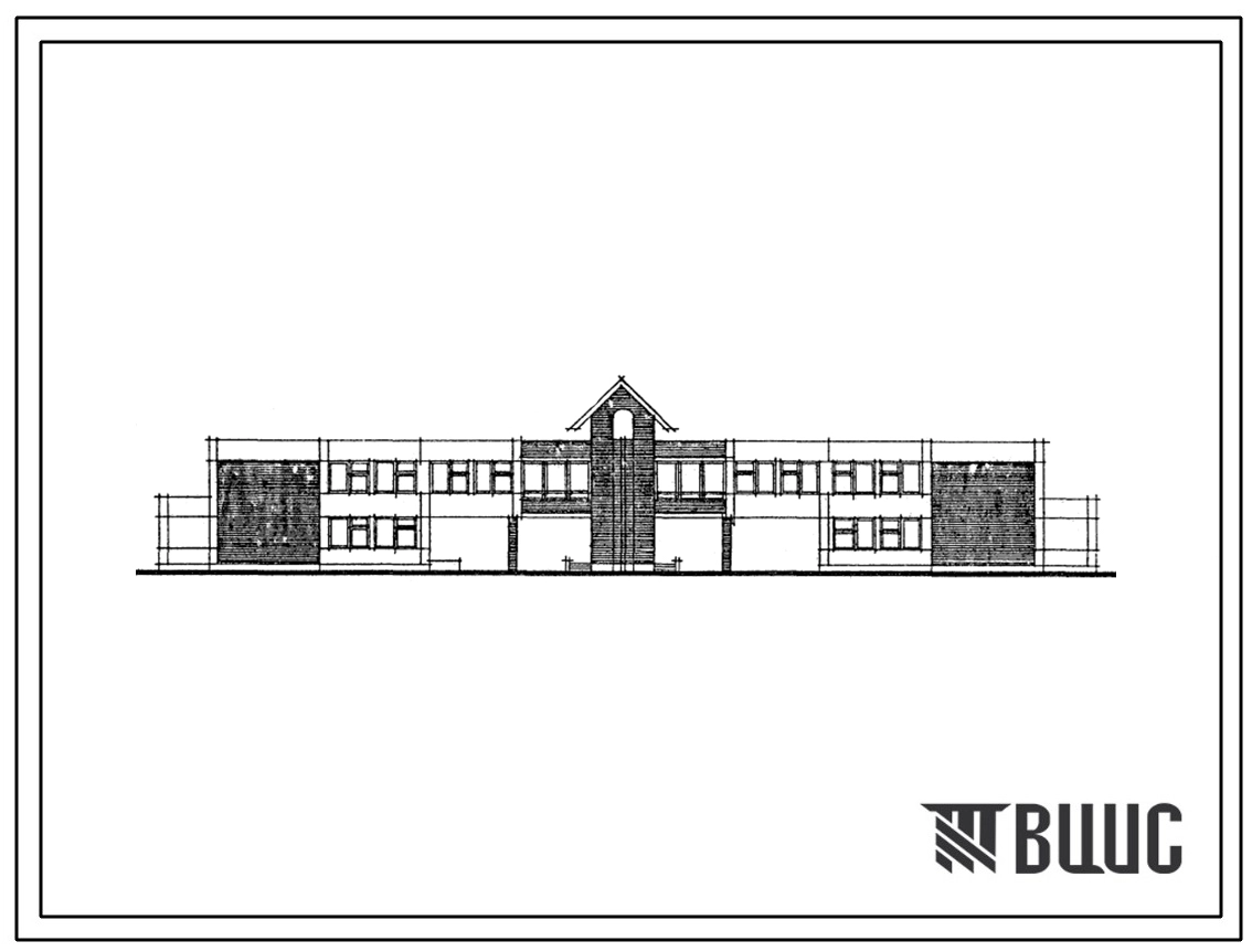 Типовой проект 222-1-542.13.87 Школа на 12 классов (288 учащихся) в конструкциях серии 1.020-1/83. Для строительства в Литовской ССР