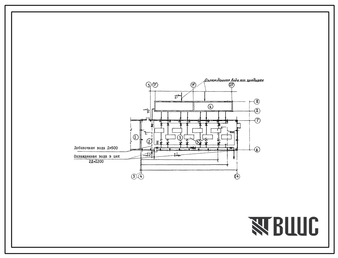 Типовой проект 901-2-19 Насосные станции оборотного водоснабжения производительностью 16, 20, 24 м.куб/час с одной группой насосов и установкой по обработке охлаждающей воды