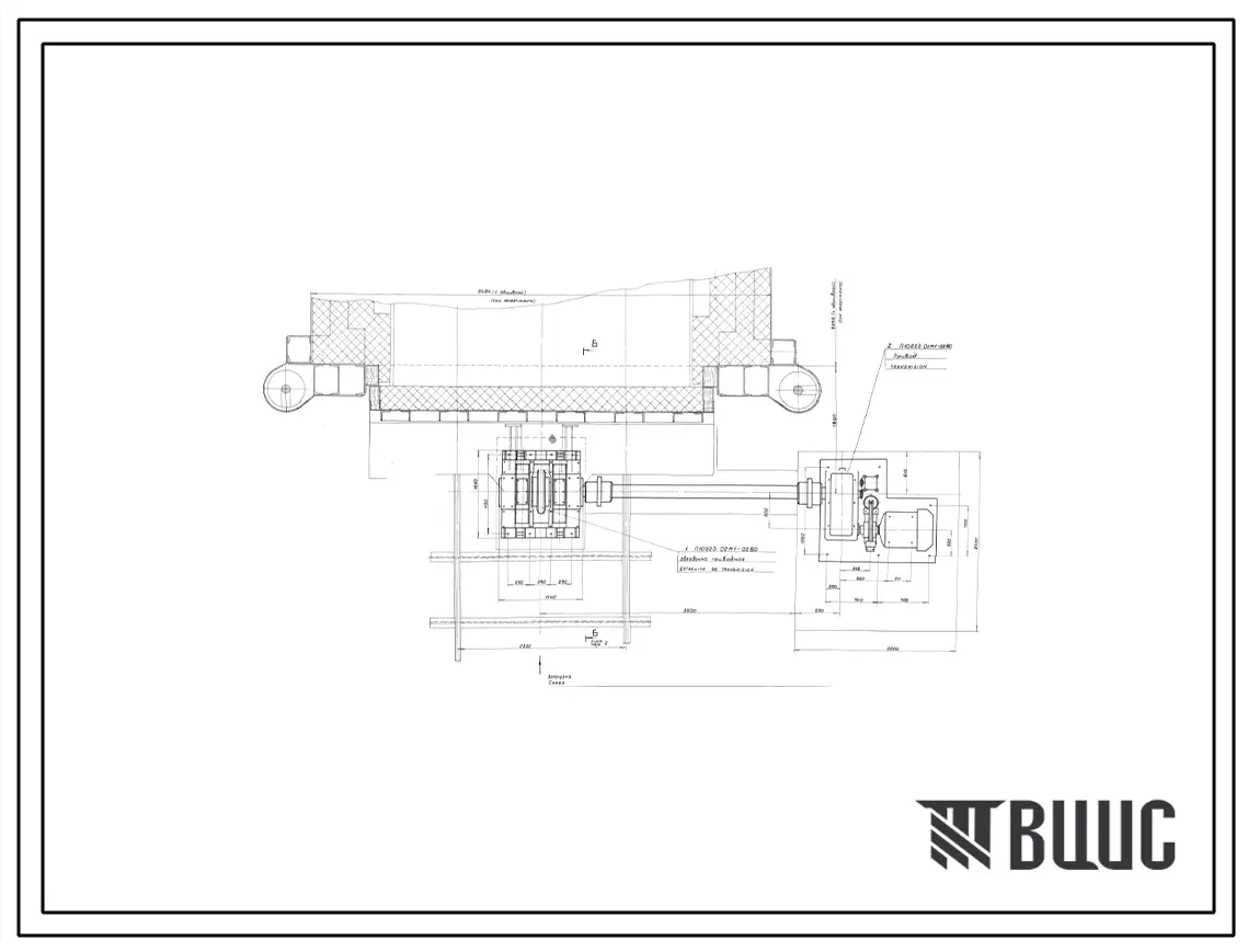 Проект 10223.03М1 Механизм выкатки пода Q=150 т