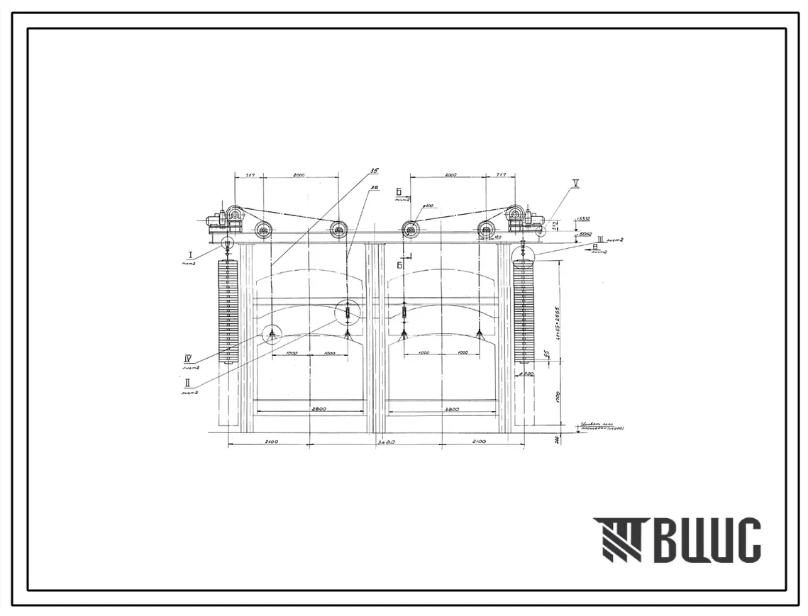 Проект 10569 Печь термическая 2-х камерная размерами пода 2.55х2.78 м(для прокалки ферросплавов) на газе