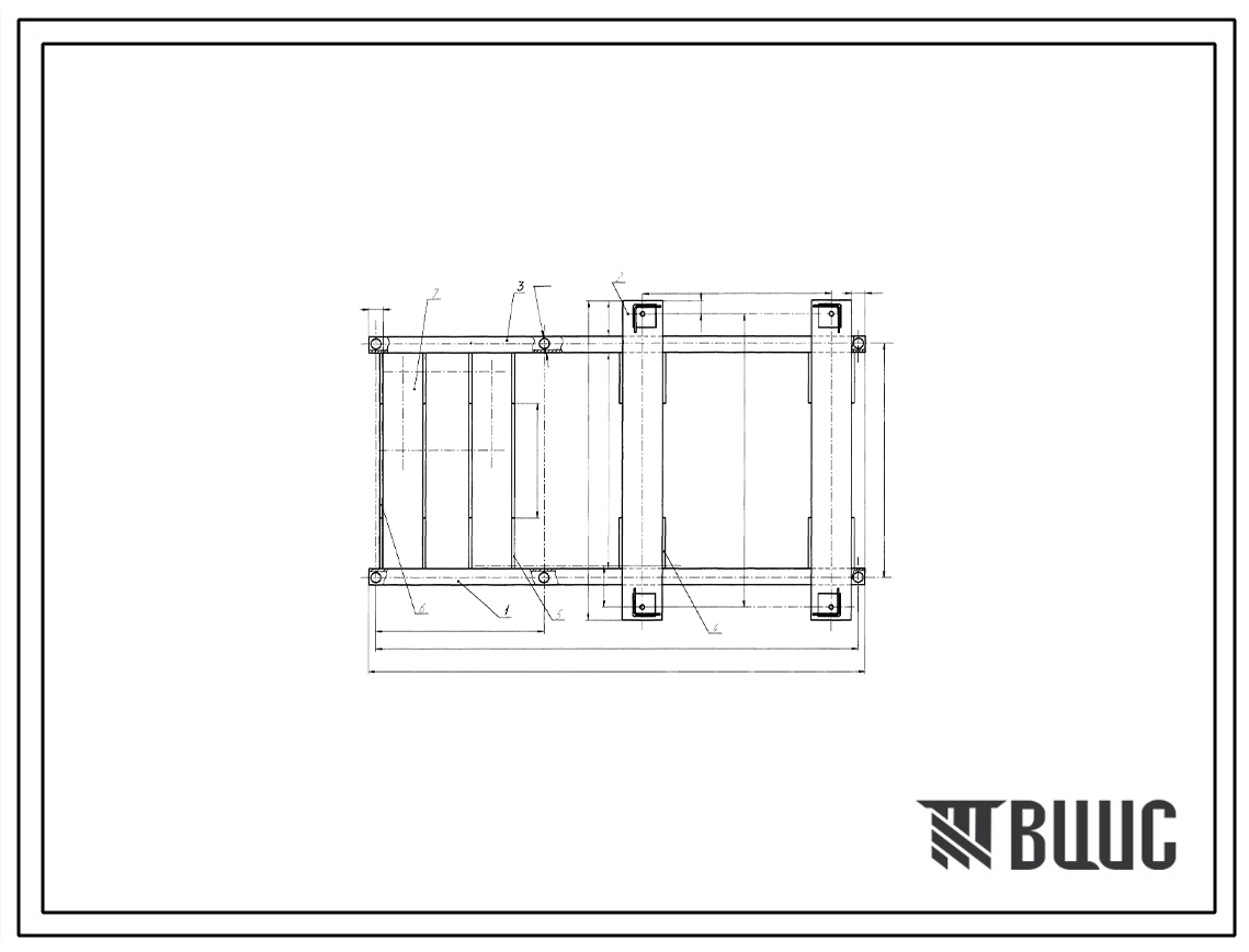 Шифр С250.500.00.ПГГ Рама С250.500.00.ПГГ