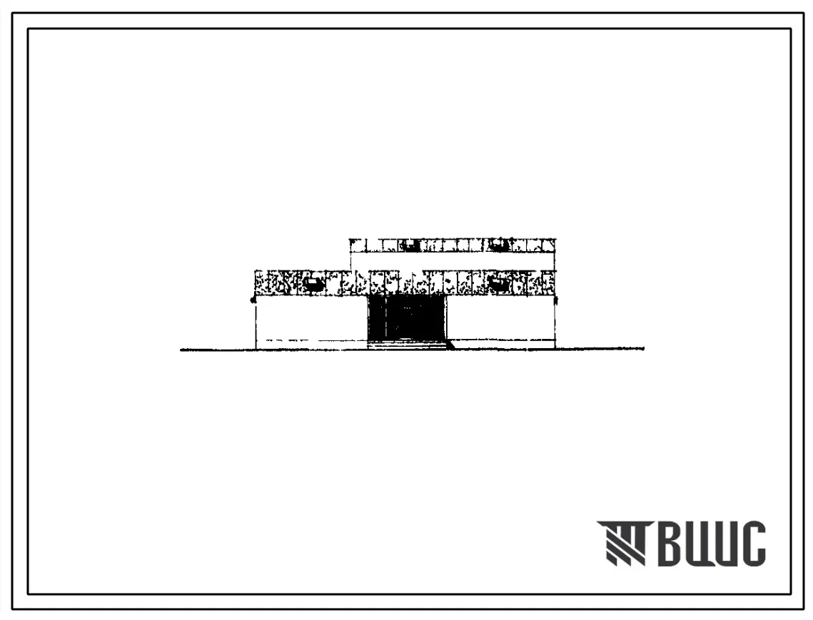 284-4-61с Баня-прачечная с предприятиями бытового обслуживания (со стенами из кирпича). Тип I. Баня на 10 мест, прачечная самообслуживания на 75 кг сухого белья в смену, комплексный приемный пункт на 3 рабочих места. Для строительства в IVА и IVГ климатич