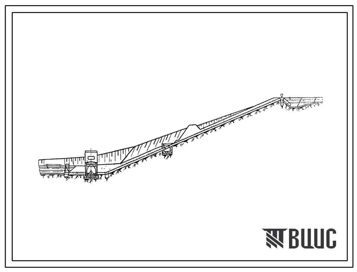 Типовой проект 820-3с Двух-,трех-, четырехагрегатные автоматизированные насосные станции заглубленного типа (бех верхнего строения) с насосами Д и НД на оросительных системах производительностью до 5 м?/сек, с напором до 100 м.