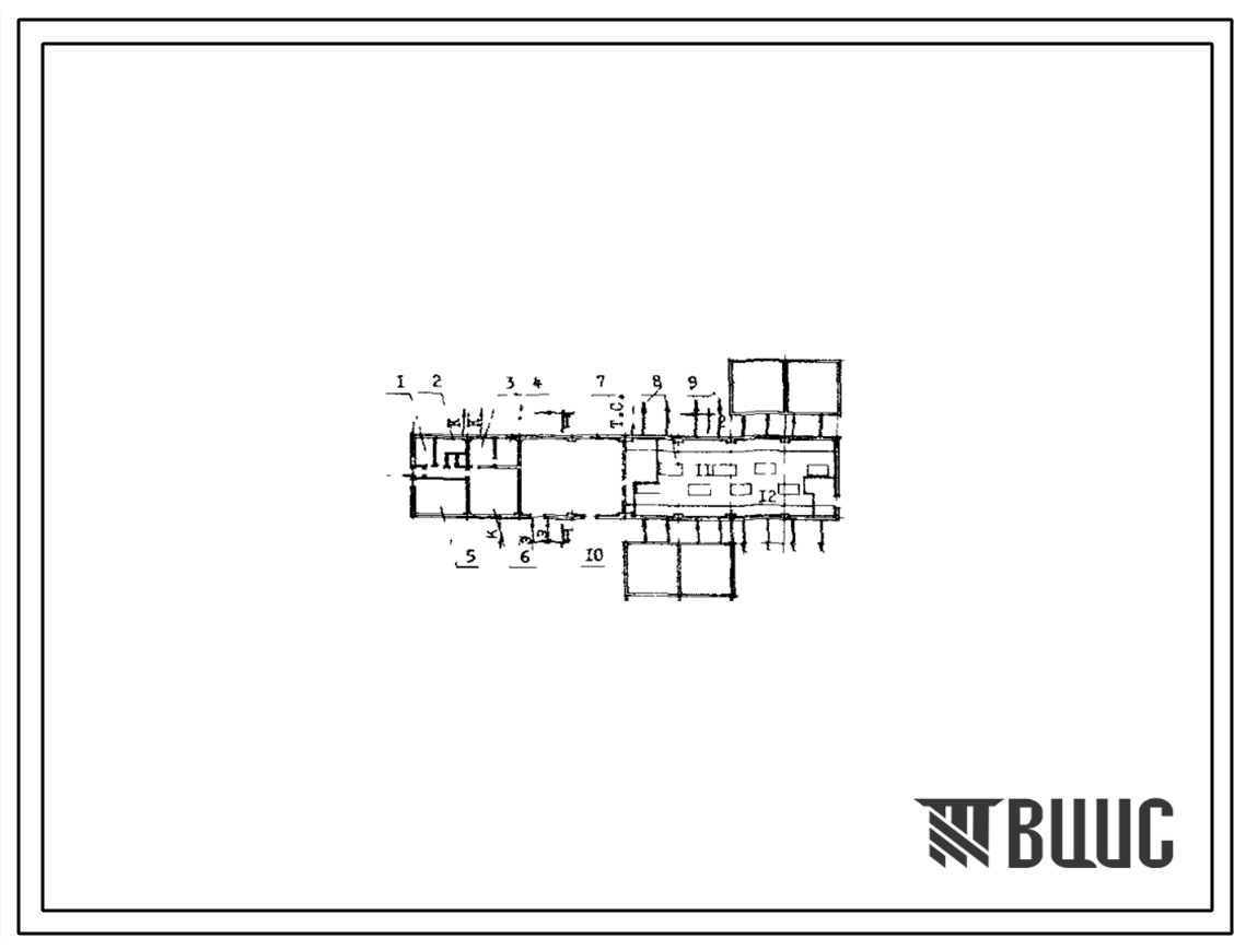 Типовой проект 901-2-16 Насосная станция оборотного водоснабжения производительностью 2000 м.куб/час с двумя группами насосов и установкой по бработке охлаждающей воды