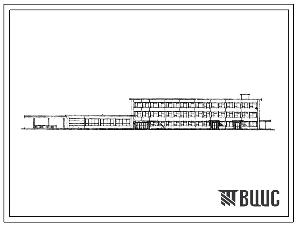 Типовой проект 416-4-69 Здание бытовых помещений для плодоовощной базы емкостью 12000т
