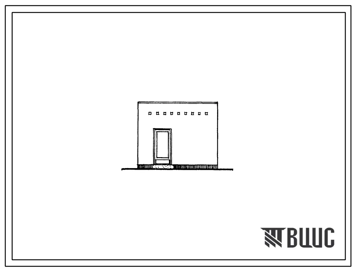 Типовой проект 254-9-38с Проходная инфекционной больницы на 150 коек в конструкциях ИИС-04. Для строительства в IV климатическом районе сейсмичностью 7 и 8 баллов.