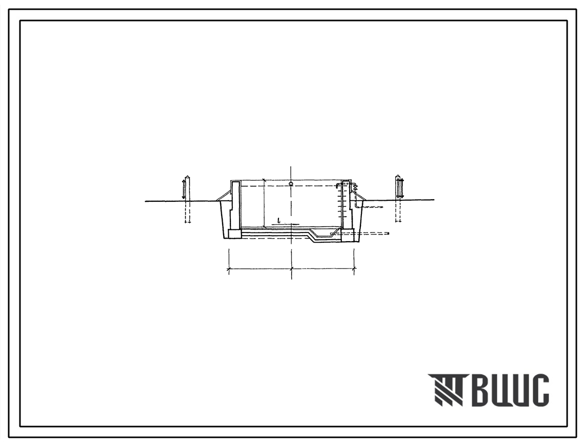Типовой проект 901-4-8с Открытые пожарные резервуары емкостью 50, 100, 150 м3.