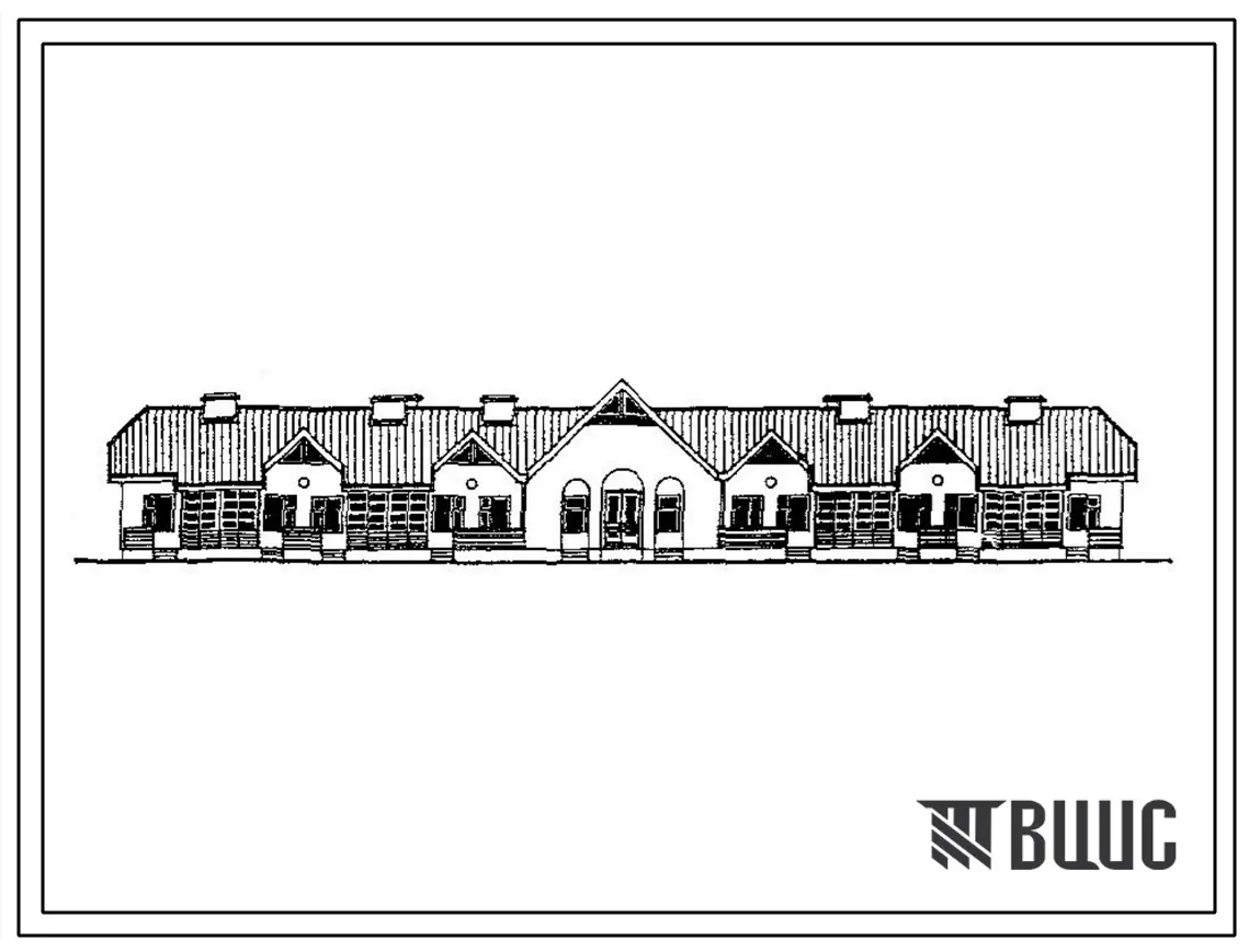 Типовой проект У.164-24-335.93 Дом-интернат на 10 мест для престарелых и ветеранов