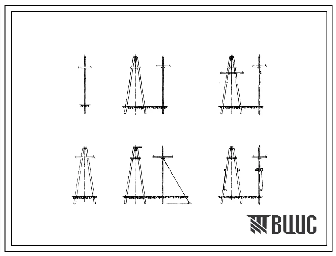 Серия 3.407-71 Железобетонные опоры для ВЛ 10 кВ из центрифугированных цилиндрических предварительно напряженных стоек. Для строительства в 1-3 районах ветровой нагрузки и 1 и 2 районах по гололеду. Материалы для проектирования.