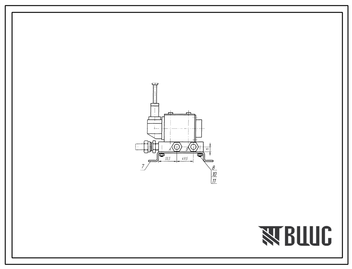 Шифр 04.04.51.300.00 Маслопроводы и распределитель для гидроцилиндров перемещения горизонтальных клетей 