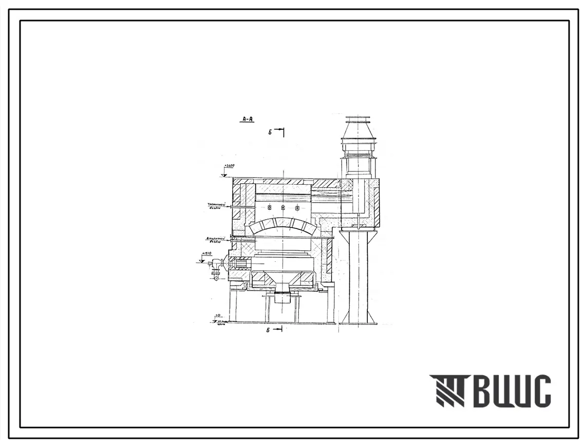Проект 39257 Печь безокислительного нагрева с тарельчатым подом полезной площадью 1,0 м² на газе