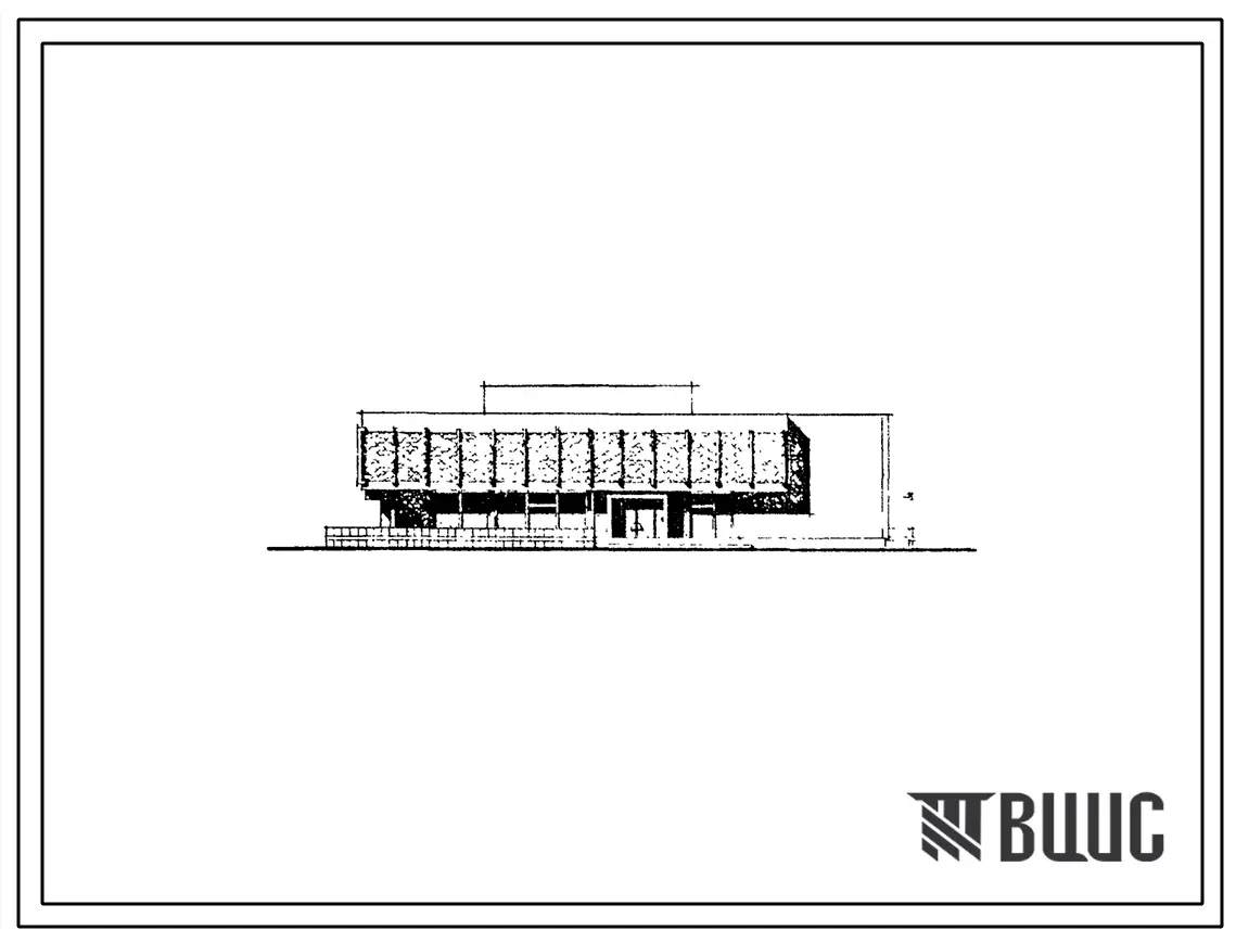 Типовой проект 272-20-79сп Столовая на 220 мест с европейской и национальной кухнями. Для строительства в IVА и IVГ климатических подрайонах сейсмичностью 7, 8 и 9 баллов и на грунтах II типа просадочности.