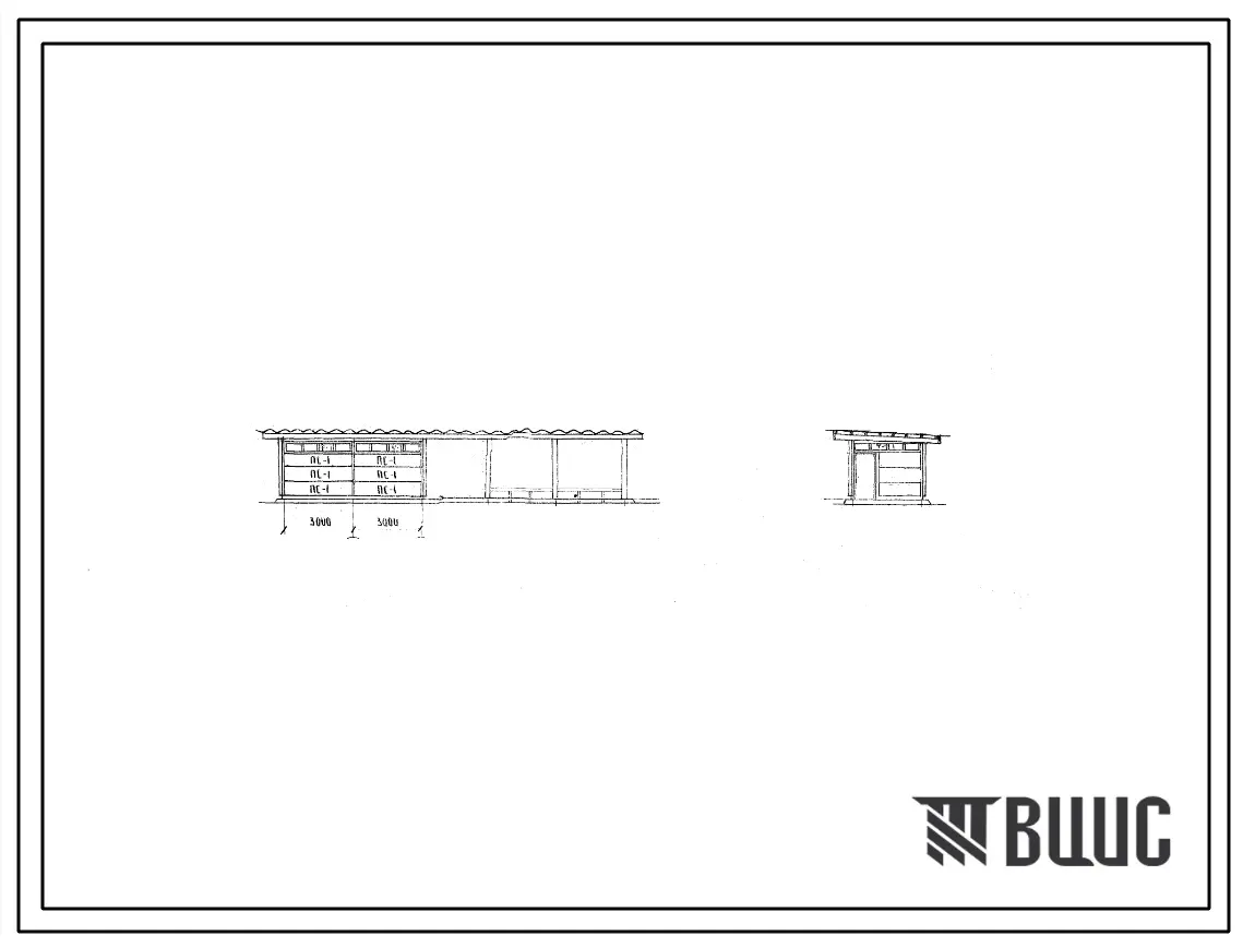 Шифр МФ-57 Лодочная станция на 50 лодок (с вариантом на 25 лодок) (1967 г.)