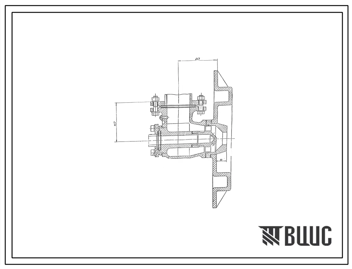 Проект Н6978 Горелка дутьевая унифицированная ГДУ-0,35 производительностью 0,35 мВт