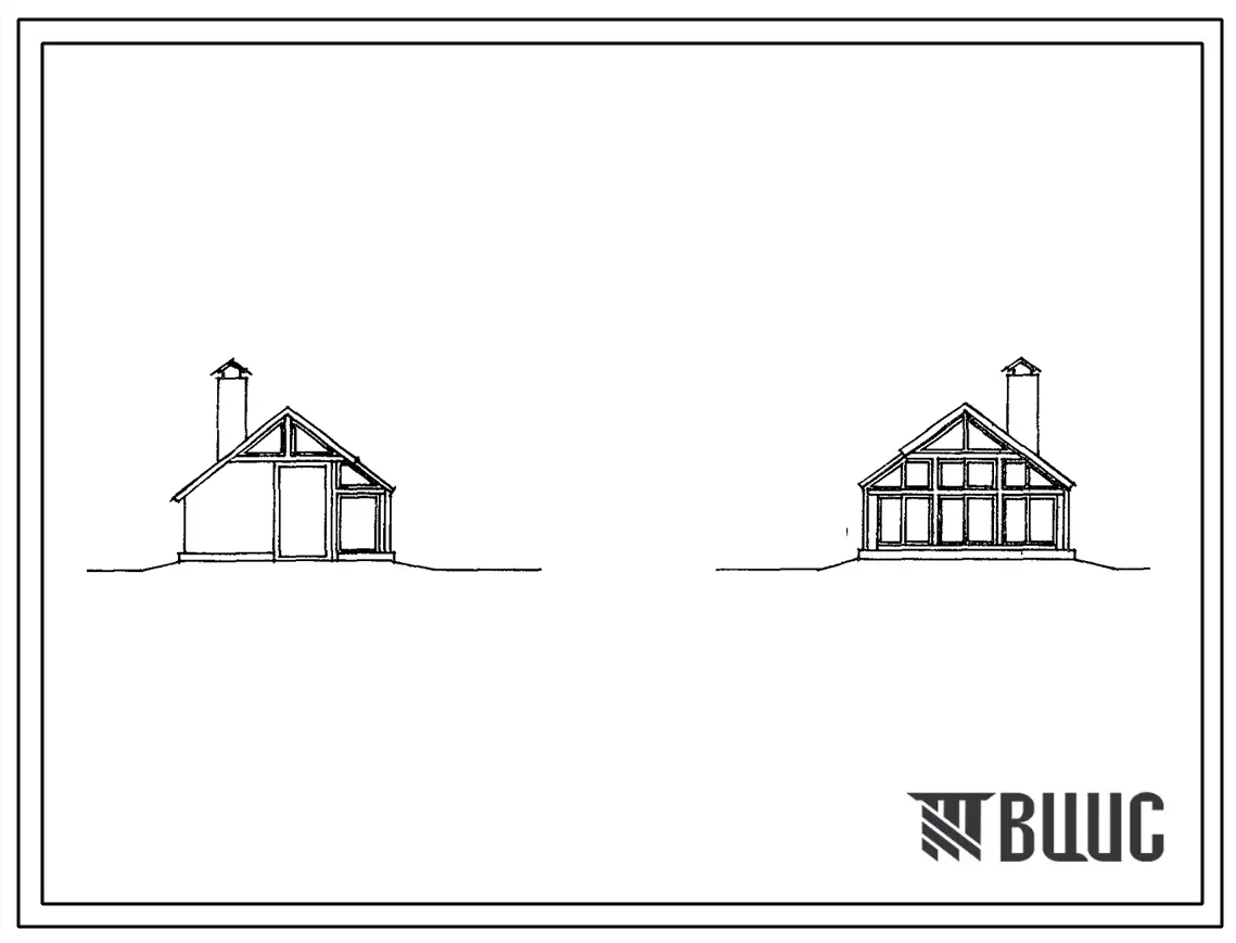 Типовой проект 193-216-23 Хозяйственные надворные постройки. Теплица