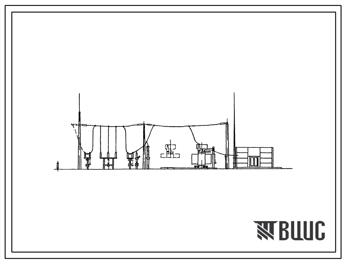 Типовой проект 407-3-310 Трансформаторные подстанции 110/10 кВ без выключателей на стороне высшего напряжения с трансформаторами мощностью от 6,3 до 25 МВА для промышленных предприятий. Тип 2 подстанция 110-4-2х25-10-1(Б-20).