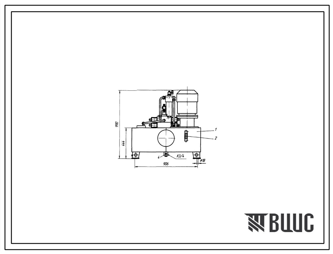 Шифр С160.В7.33.5,5.4РВ220Э.ПС Насосная установка С160.В7.33.5,5.4РВ220Э