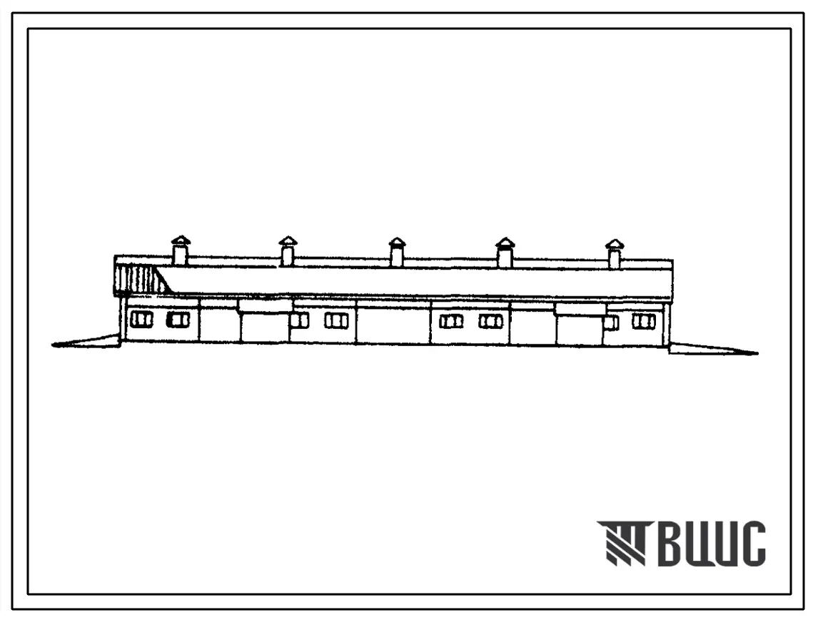 Типовой проект 801-2-67.13.86 Коровник на 100 сухостойных коров. Для районов Западной Сибири. Содержание - беспривязное на глубокой подстилке. Раздача кормов – мобильная. Удаление навоза – бульдозером. Размеры здания - 18x42 м. Расчетная температура: -40°