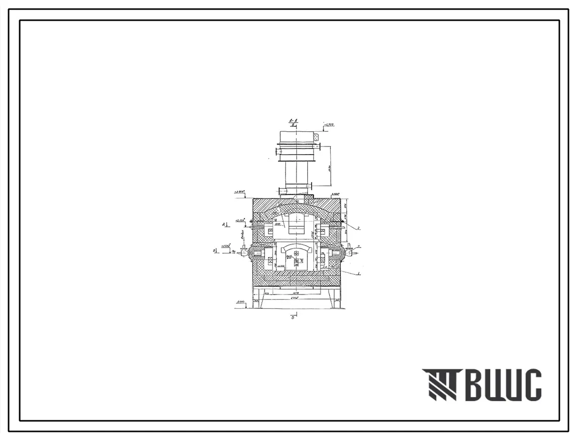 Проект 11166 Печь камерная нагревательная с блочным исполнением элементов