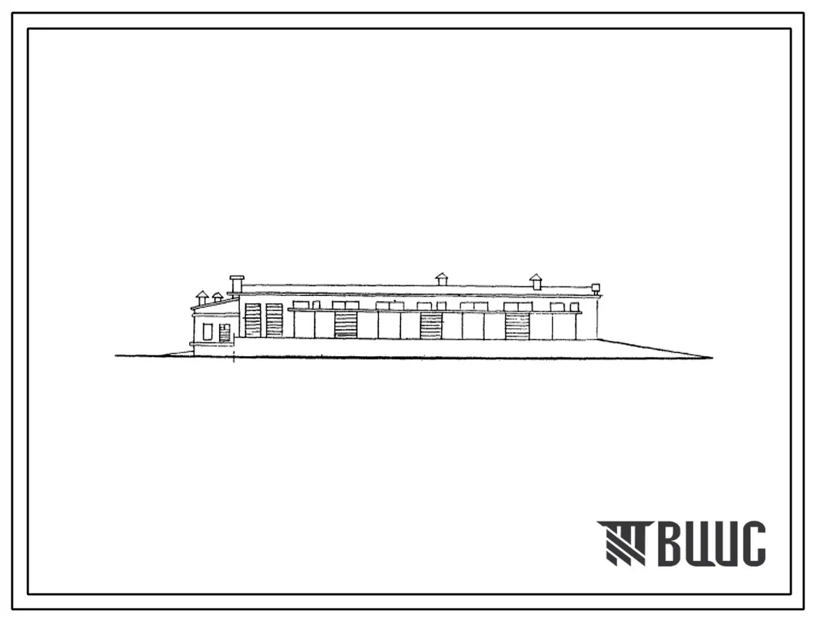 Типовой проект 705-1-33 Переоборудование склада минеральных удобрений на 1,5 тыс.т, построенного по типовому проекту 7-05-509/64 для хранения в нем 1,2 тыс.т аммиачной селитры.