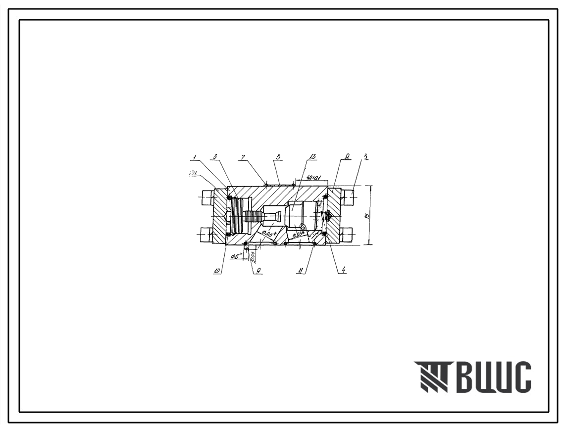Шифр М-2КУ-32/320-00А Гидрозамок односторонний  М-2КУ-32/320-00А