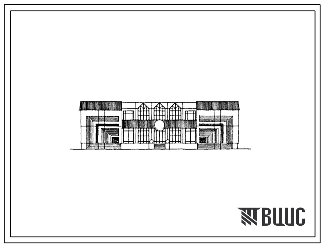 Типовой проект 281-1-227с.13.89 Комплексный приемный пункт бытового обслуживания  на 25 рабочих мест (в конструкциях по шифру 1090.53.86 на базе серии 1.090.1-1). Для Приморского, Хабаровского краев и Амурской области. Сейсмичность 7 баллов. Здание двухэт