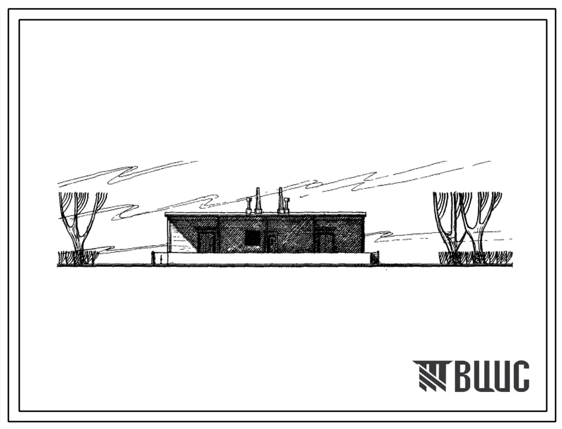 Типовой проект 701-9-14 Фумигационная камера емкостью 5 вагонов (100 т нетто)