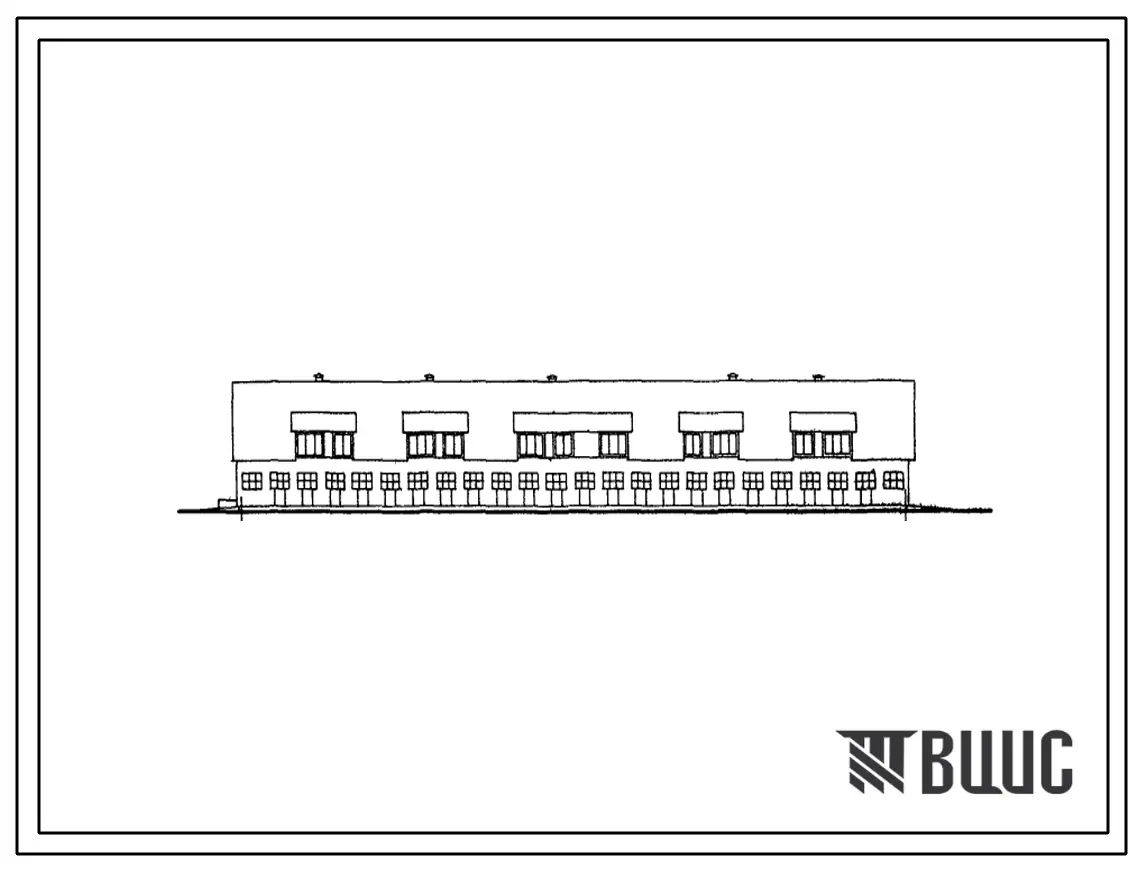 Типовой проект 801-248 Телятник на 200 голов с родильным отделением на 40 мест