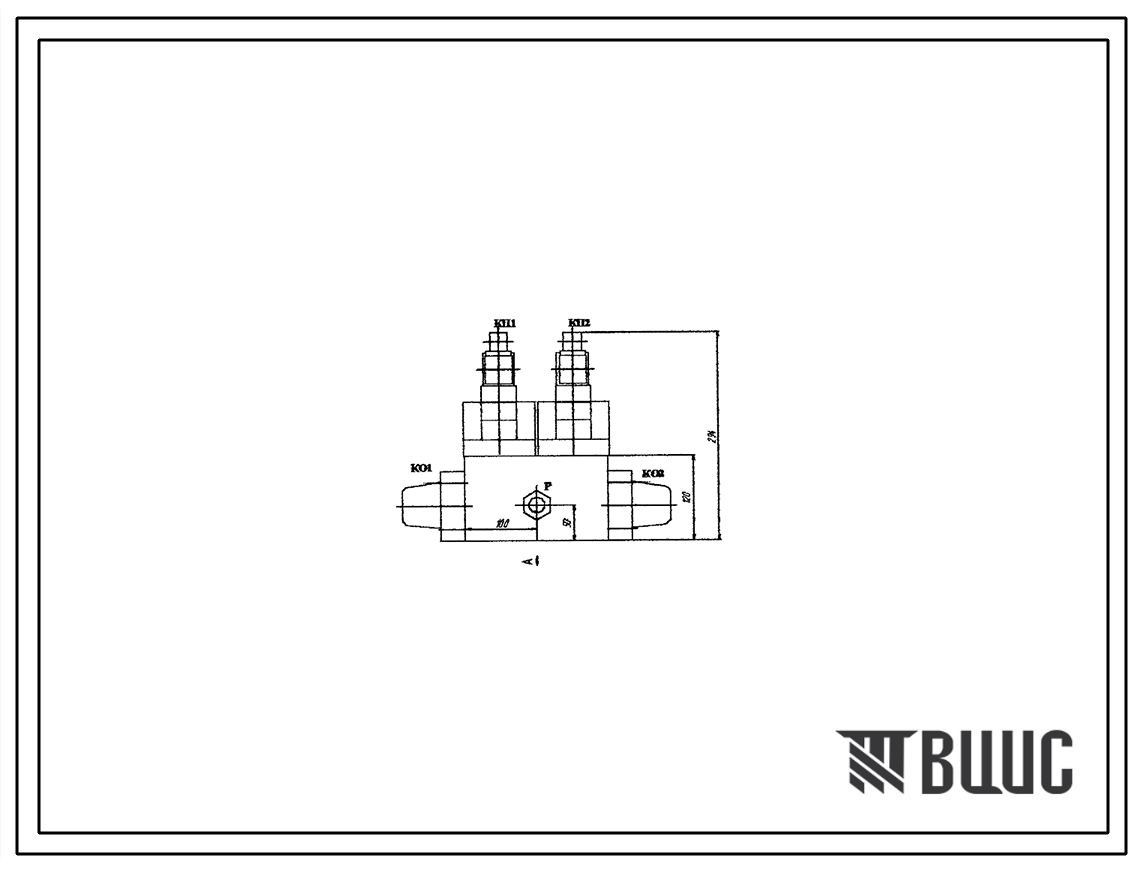Шифр 1С400.УПС6-500.ПС Блок клапанов 1С400.УПС6-500