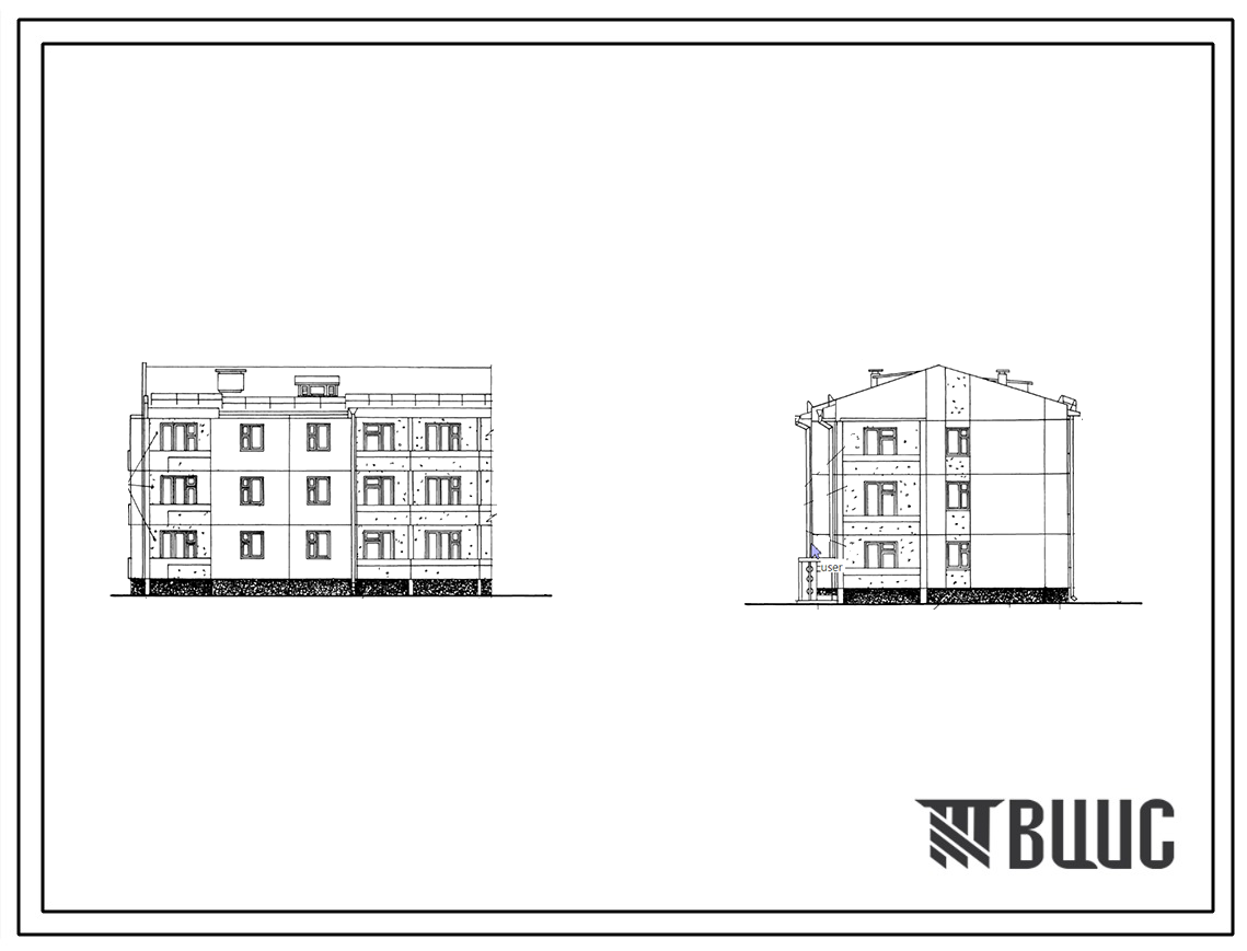 Типовой проект 210-048.87 Варианты чердачных крыш к типовым проектам 3 и 4 этажных блок-секций (210-03.2; 210-04.2; 210-06.2; 210-026.2; 210-027.2; 210-028.2)