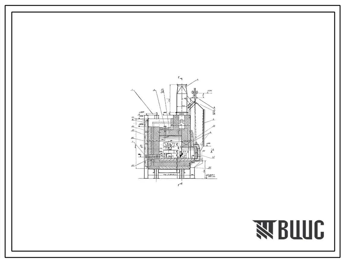 Проект 35571 Печь нагревательная камерная размерами пода 1,16х0,93 м на газе