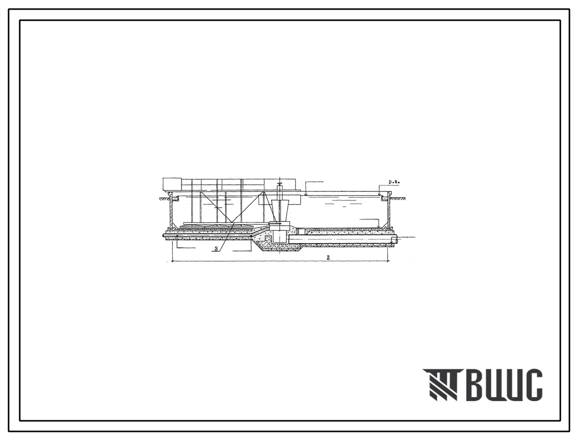 Типовой проект 902-2-346 Отстойники канализационные радиальные вторичные из сборного железобетона диаметром 18 м